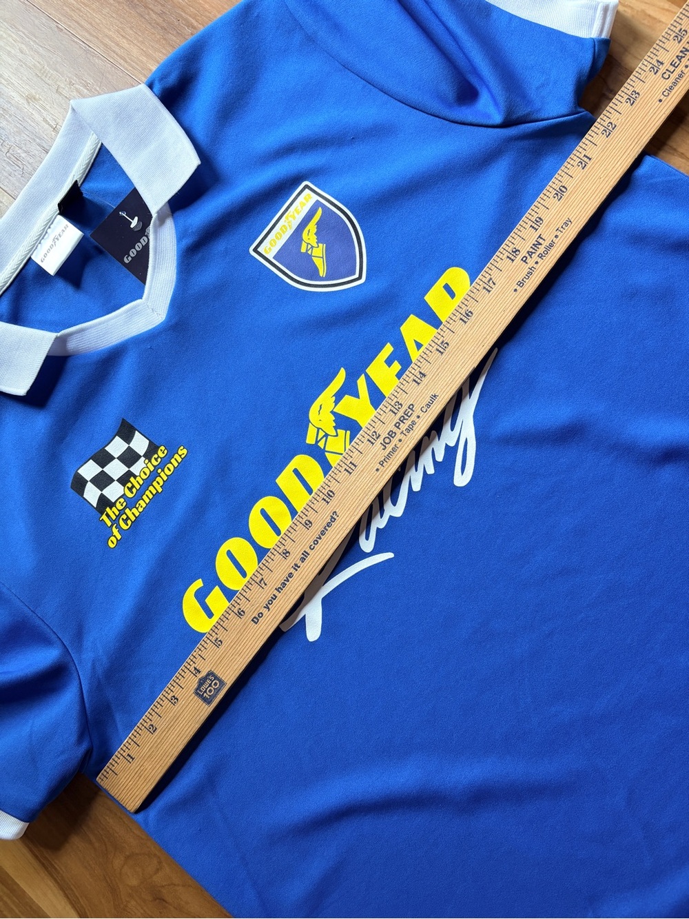 Goodyear Racing Collared Jersey Large NWT - Picture 6 of 7
